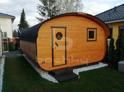 Баня квадро овал с перегородкой